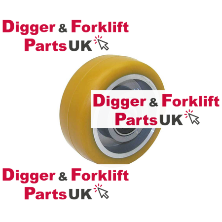 WHEEL PU-Alu 100×40/40-15